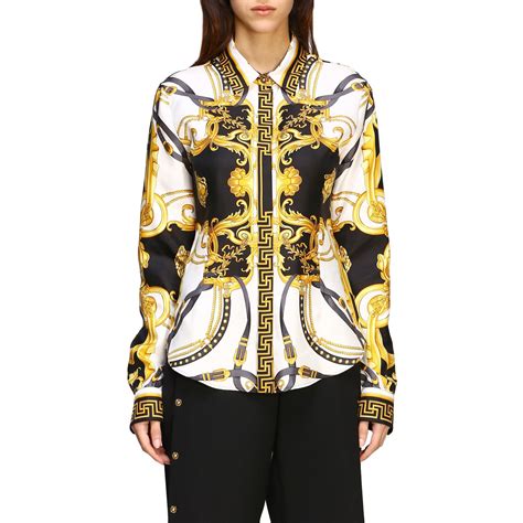 versace blouse ladies|Versace female shirts.